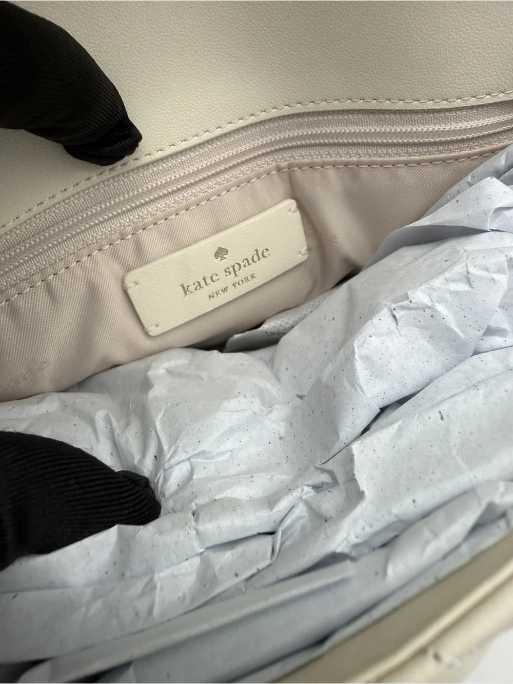 Kate Spade Carey Quilted Small Flap Crossbody Meringue